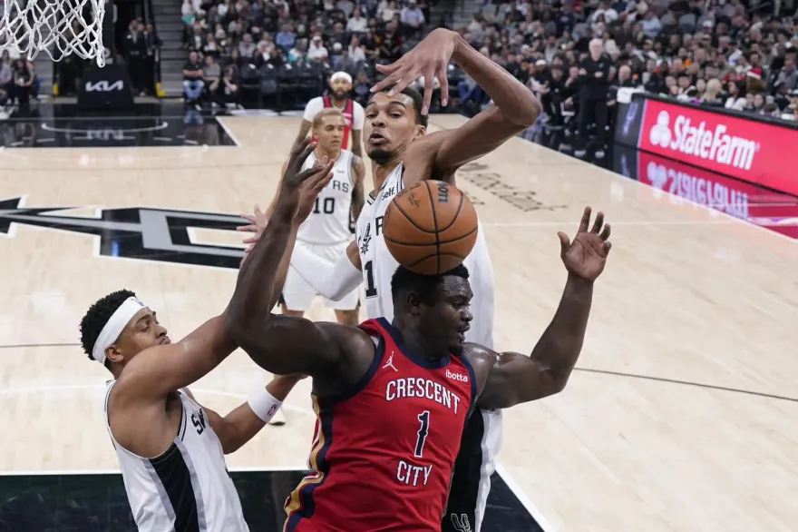 影/狀元PK！文班亞馬連8戰雙10刷新NBA歷史紀錄　狠甩鵜鶘胖虎