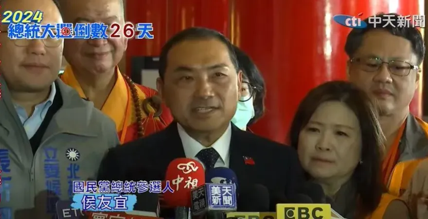 賴清德高喊「選擇清流」　侯友宜開嗆：民進黨只有新潮流！