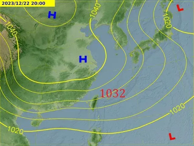 斷崖式降溫下探9度！鄭明典指「1032等壓線」壓境：寒流到了