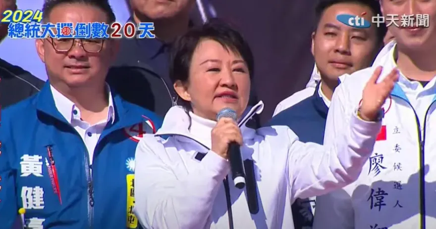 影/侯康配台中誓師大會　盧秀燕：3候選人「侯友宜唯一證明用生命護人民」