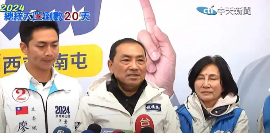 柯文哲再蹭本來副手是「辣個男人」　侯友宜反酸：請多尊重自己搭檔