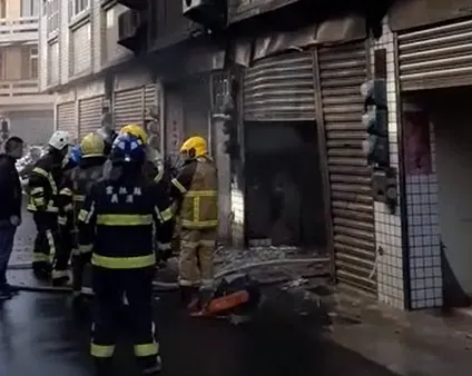影/砰！北港民宅瓦斯氣爆陷火海　80歲老婦意識模糊送醫