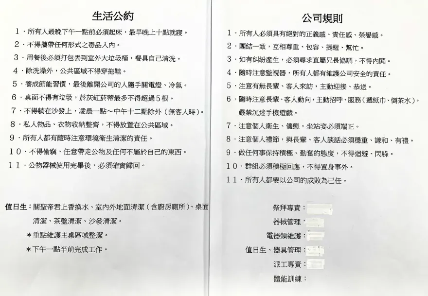 影/惡劣！竹聯幫龍堂魚肉士林夜市攤商討債滋事　堂口超瞎公約曝光