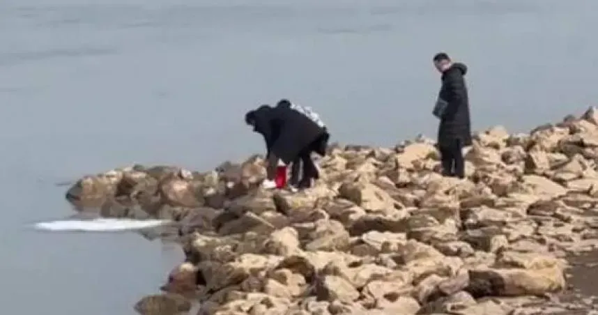 詭異團體聚集江邊「放生牛奶」！稱儀式能求福報　離譜影片惹全網怒