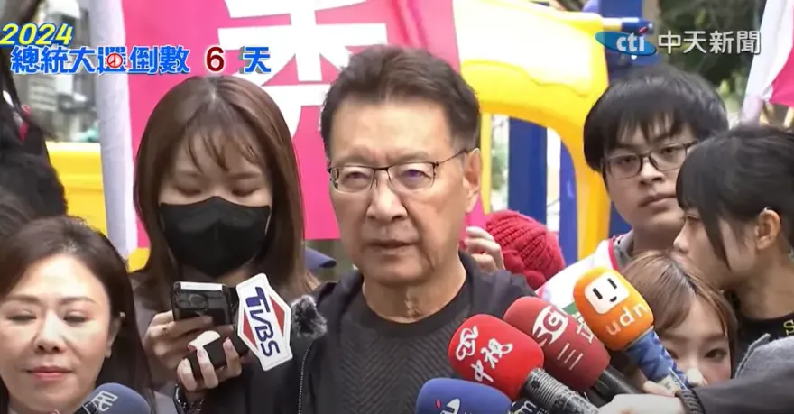 影/趙少康重大宣布！喊話國台辦「選舉剩一周解放軍別擾台」：表達對台善意
