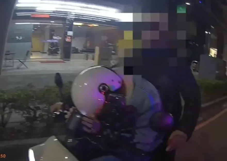 影/高雄男環抱喝掛妻騎車　酒駕被逮老婆還在睡超無奈