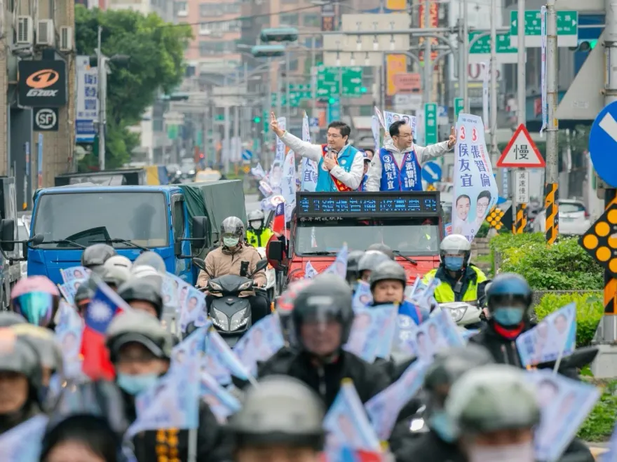 阿倫挺阿倫！朱立倫拜託中和大團結支持張智倫　呼籲選民別聽別信抹黑奧步