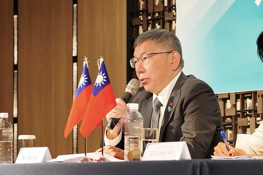 影/柯文哲：若當選前半年不動軍事、情報、警察重要人事