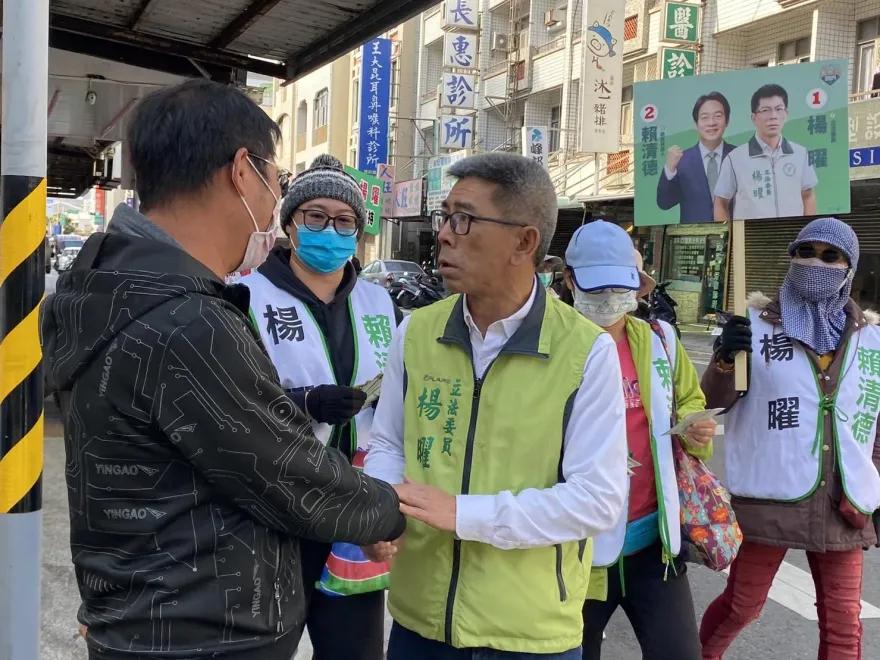 快訊/民進黨澎湖縣立委楊曜自行宣布當選！成功完成四連霸