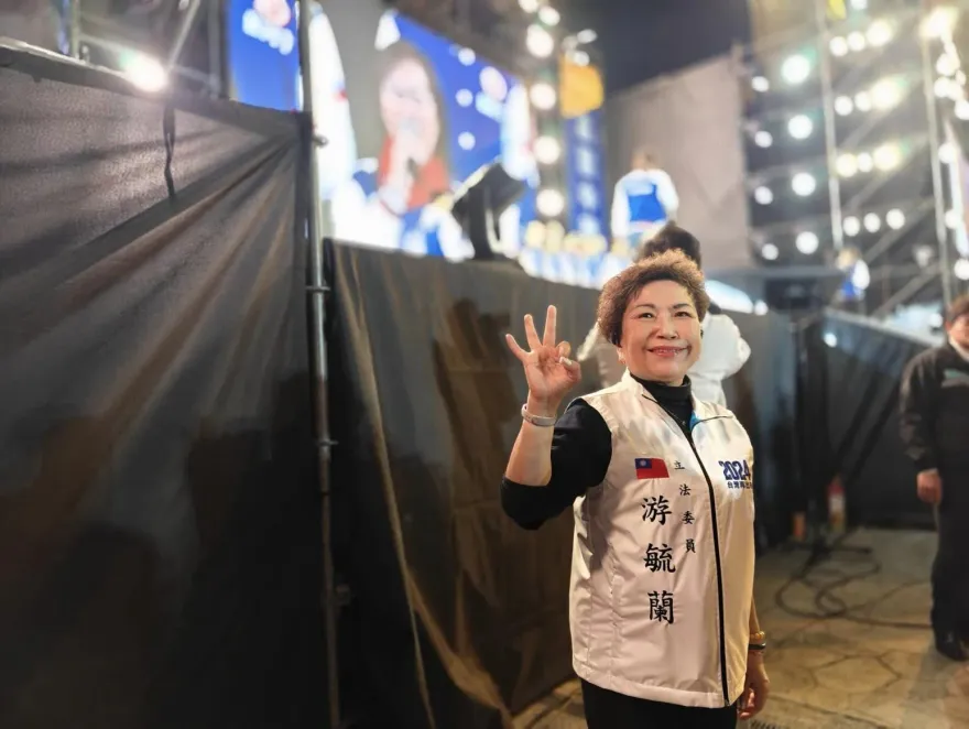 2024總統大選賴蕭配一路領先  游毓蘭開砲黃珊珊：妳的計謀得逞了