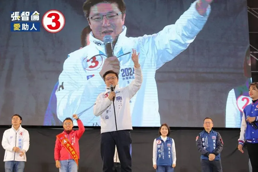快訊/領先吳崢、邱臣遠！新北國民黨張智倫「自行宣布當選」
