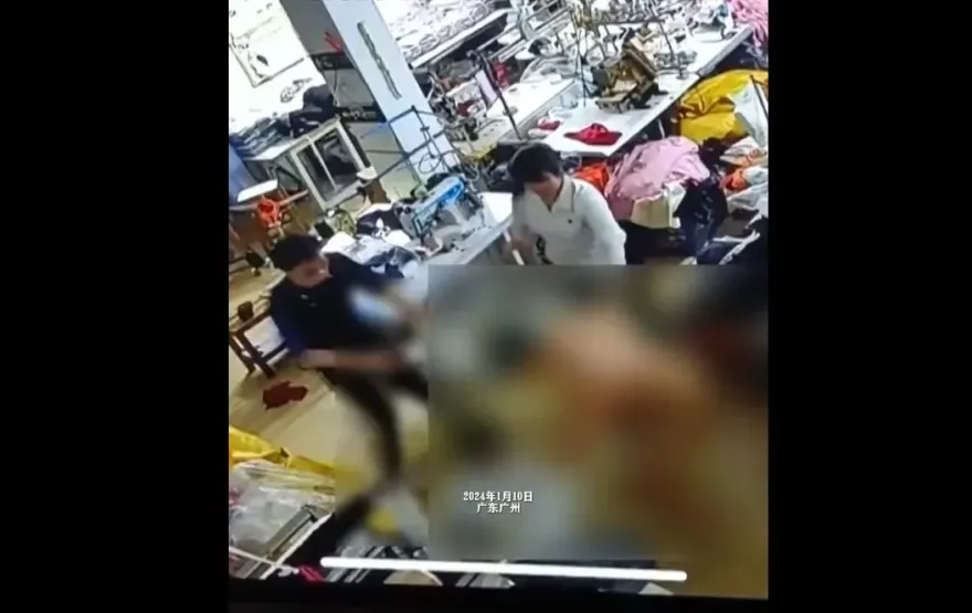 影/裸男闖製衣廠持剪刀刺傷女工　行兇前大叫「這三個字」