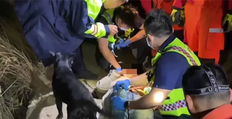 險遭強風奪命！台中情侶夜遊「知高圳步道」賞美景　一陣風害男子跌落邊坡