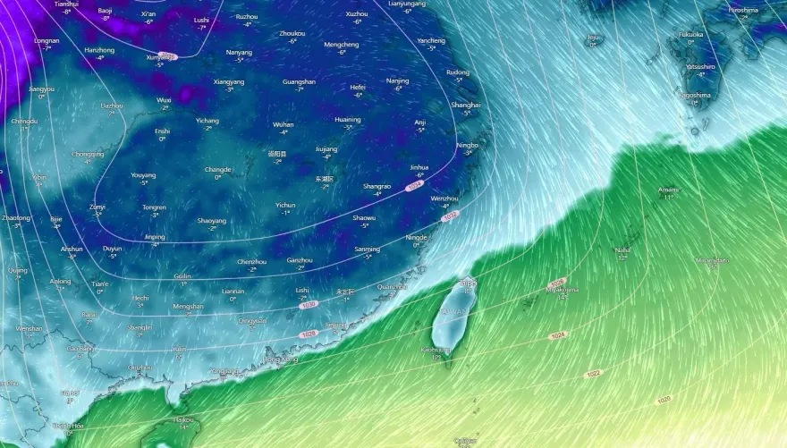 今年最強寒流！3縣市「體感溫度1˚C」　全台降溫凍番薯