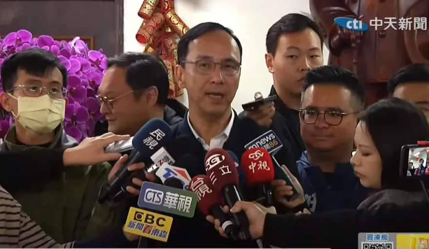 影/外媒稱「親中」導致敗選　朱立倫百口莫辯回應：國民黨從來沒有親中