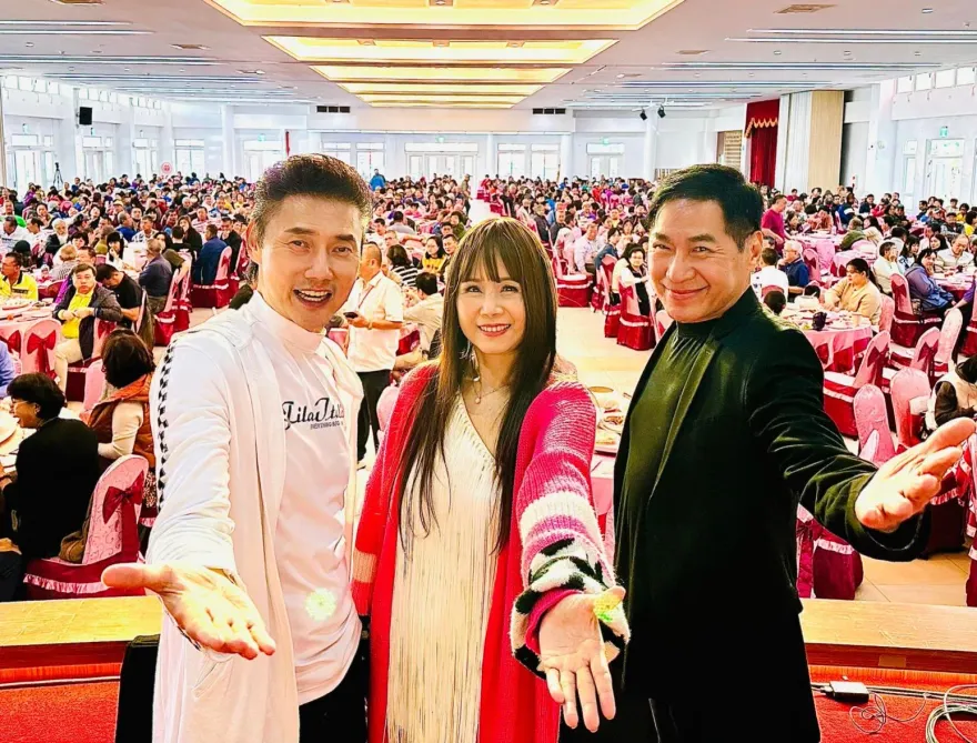 冬日送溫暖！包偉銘偕嫩妻劉依純做公益…「三金歌王」文章睽違20年赴台南