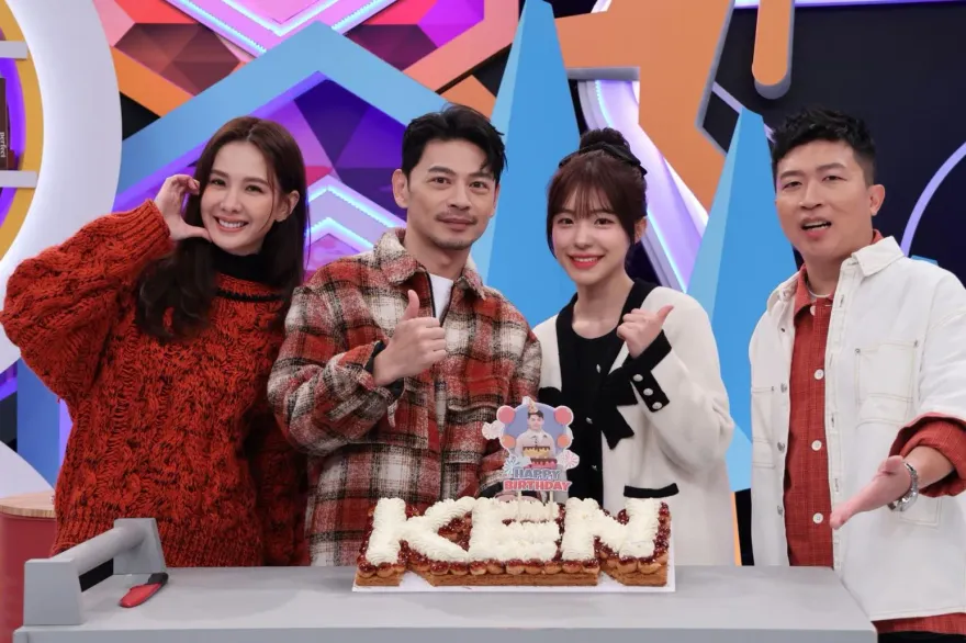阿Ken慶46歲生日！李多慧獻蛋糕互相擦嘴角曖昧破表