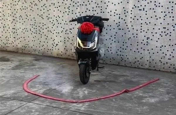 牽新車放鞭炮！炸出一陣白煙「散去後GG了」　整台車原地火化