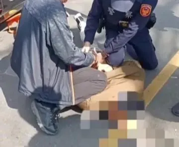 影/壓制影像曝！搶郵局嫌犯開自家賓士車拔牌行搶　放火想燒毀監視器主機