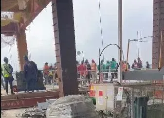 護國神山淪競技場！台積電寶山廠高樓工地打群架　網諷「太冷暖身」