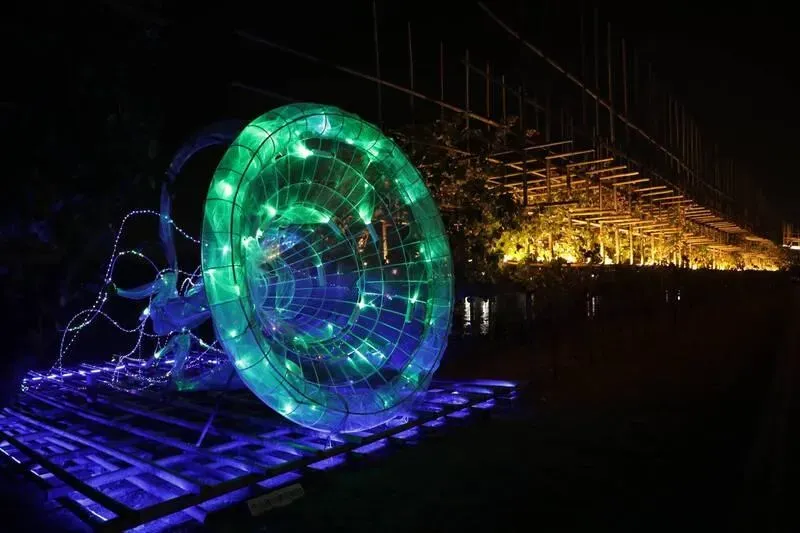 安平燈會2/3啟燈　璀璨燈海+無人機煙火秀超壯麗