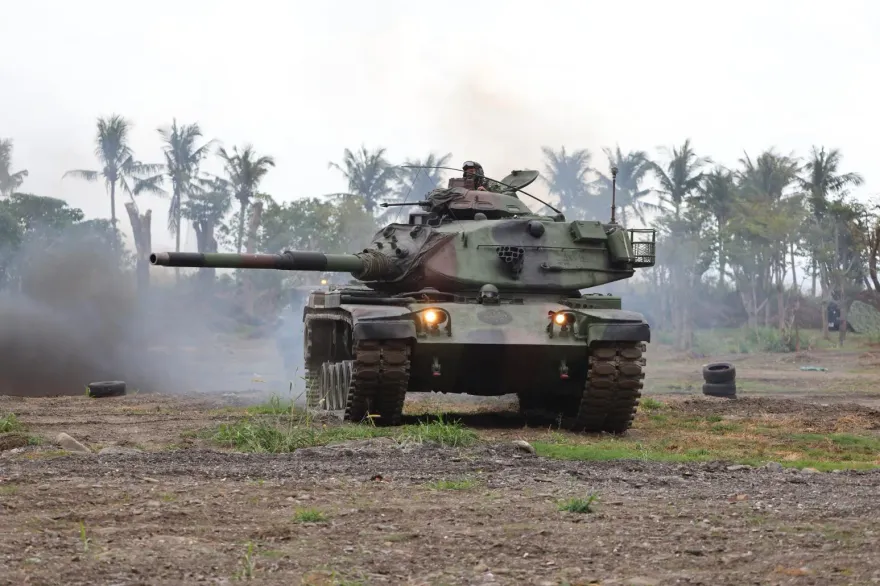 陸軍春節反共軍滲透操演　狙擊手、M60戰車協同作戰