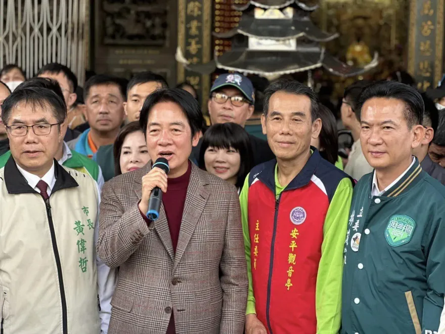 賴清德大年初一台南發福袋　籲共同打拚壯大國家