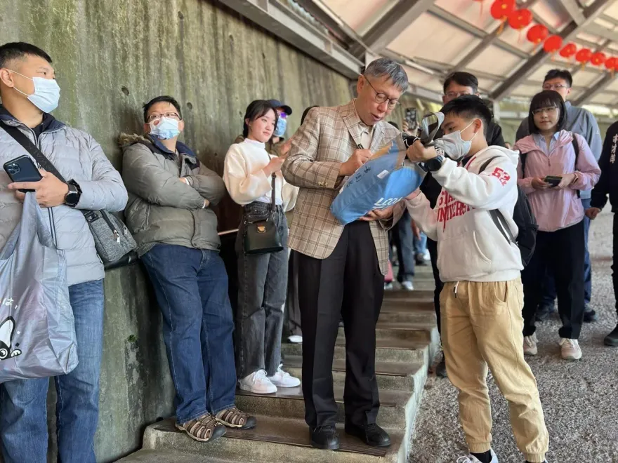 蔡壁如任台中市政顧問　柯文哲：會找時間拜訪盧秀燕