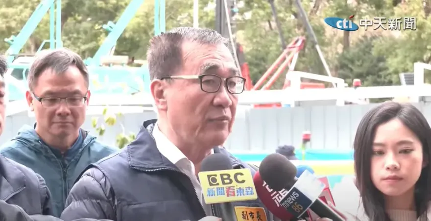影/北市慶城街工地塌陷　李四川今早視察曝最新進度：上午10點雙向通車