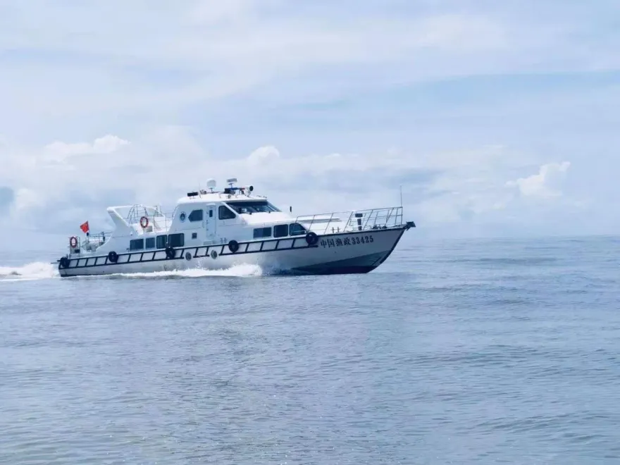 不只海警巡查！陸派2艘漁政執法船赴金廈海域護漁