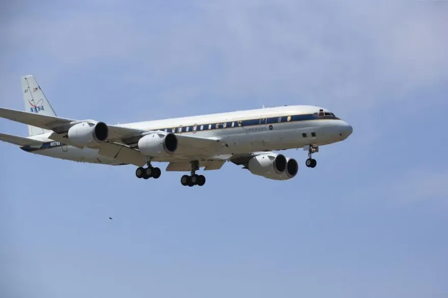 NASA飛機繞台上空！連48小時空品觀測　飛行路徑曝