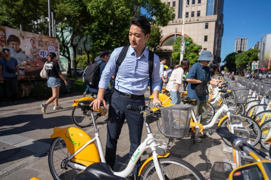 台北市恢復YouBike前30分鐘免費　蔣萬安視察：有些站借不太到車