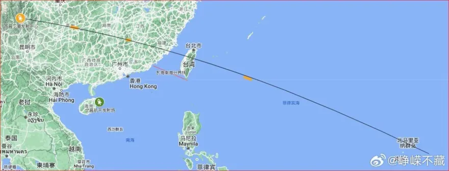 快訊/國家級警報再發？大陸今晚將發射火箭　預測軌跡恐飛越台灣上空
