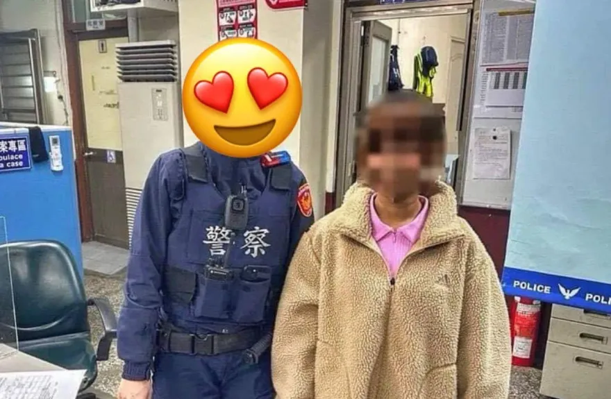 白色情人節最美風景！混血face女神警暖助外籍生　正面曝光網暴動求IG