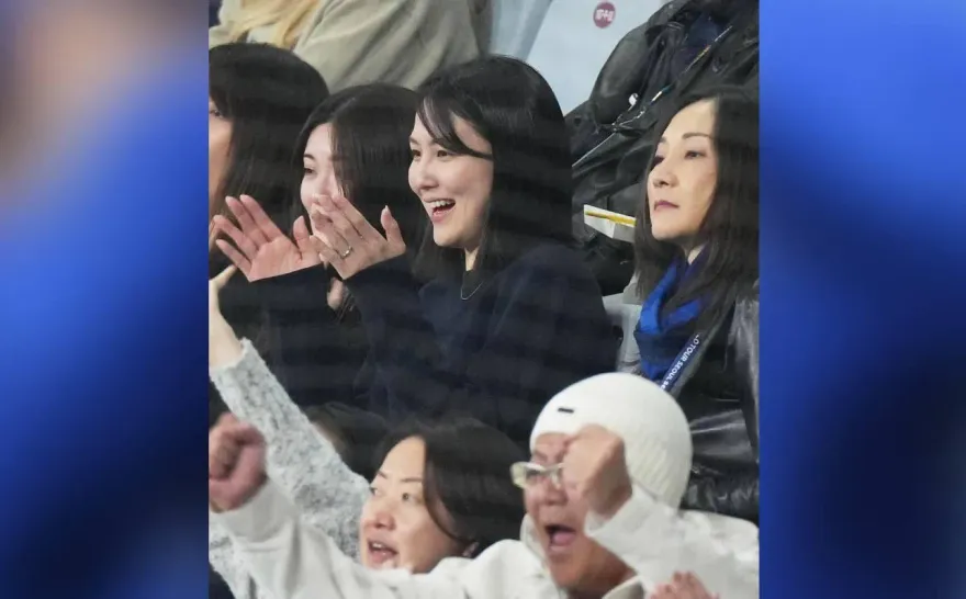 這鑽戒很低調...田中真美子首度觀戰老公大谷　左手無名指放閃