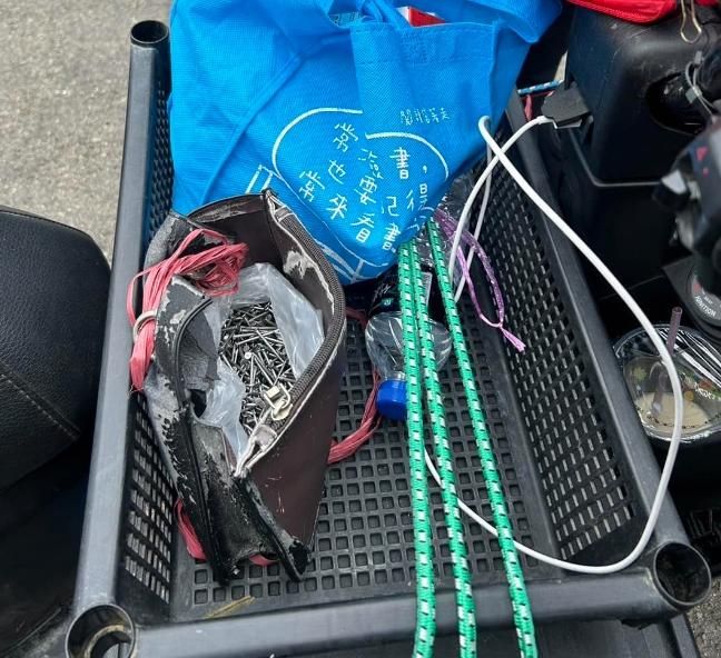 白沙屯媽祖/居心何在？疑沿途惡意亂丟上百鐵釘　涉案人遭警帶回偵辦