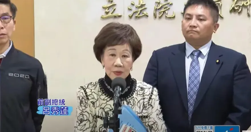 「罷樑」投票13日登場　呂秀蓮稱不該淪為報復工具：冤冤相報何時了