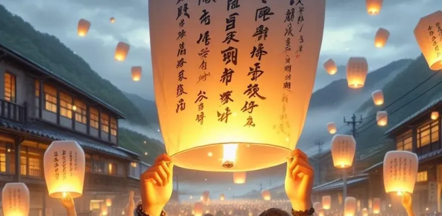 影/許願一生幸福！韓國情侶平溪甜曬放天燈　下秒炸裂成火球墜地