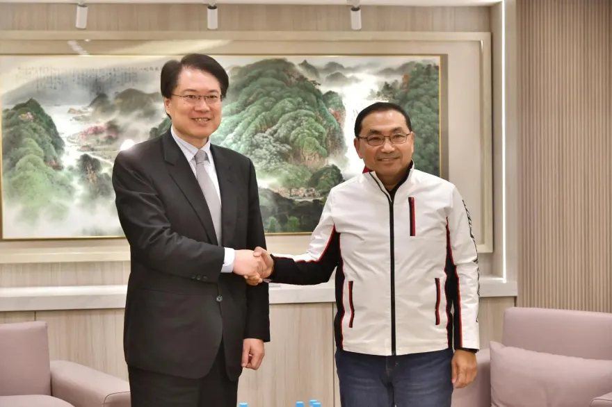 侯友宜見林右昌！聚焦「新北1大事」　約定每3個月見面