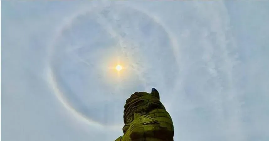 「天空之眼」驚現金門　氣象站揭天氣恐有變化