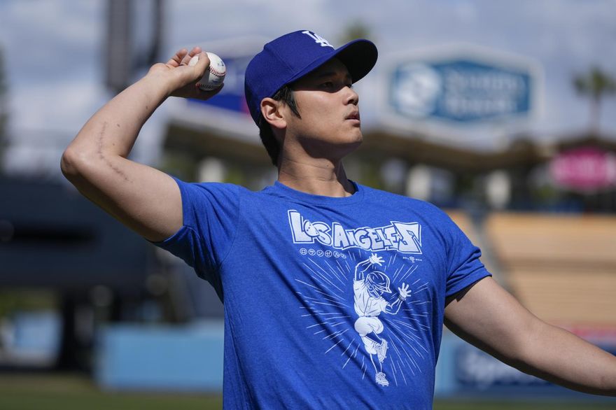 大谷翔平術後第2次投球　身穿「七龍珠T恤」亮相超吸睛