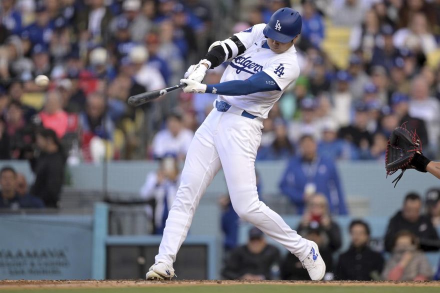 「超速」二壘打！大谷翔平再現怪力　186.3km破道奇紀錄