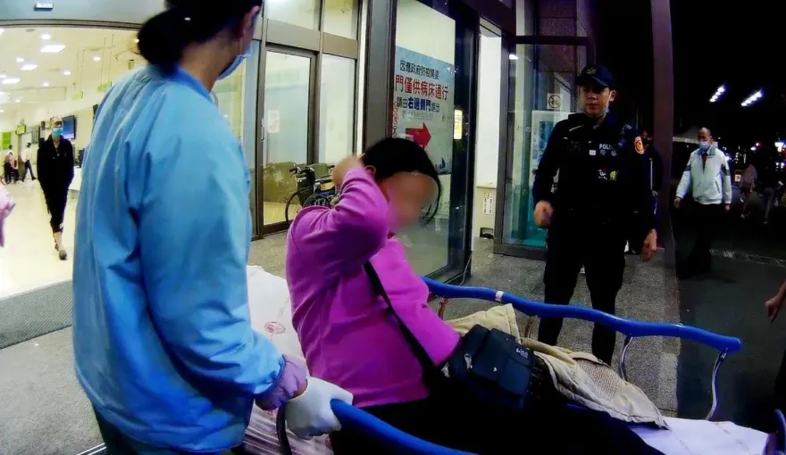 影/台中抓搖晃機車竟攔到孕婦要生了　警「即刻護送」5分鐘到醫院