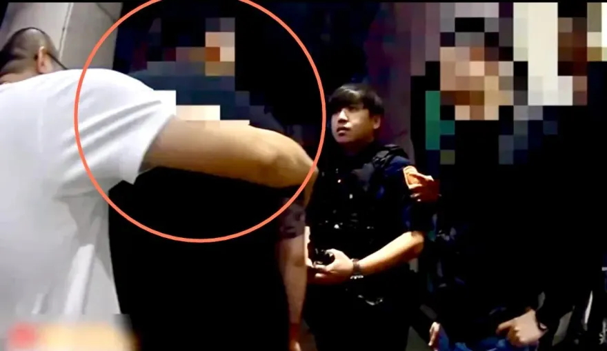 影/蘆洲半夜10多人聚集喧嘩　2醉男拒檢嗆警推擠遭管束送辦