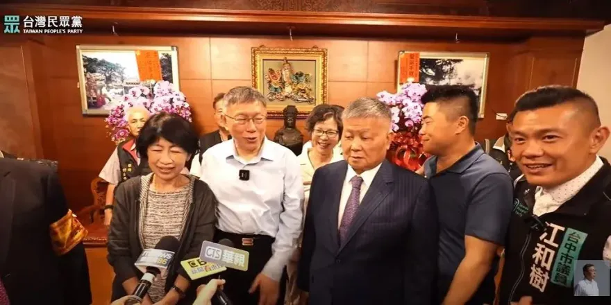 大甲媽遶境/顏清標要陳佩琪多出門　柯文哲：唉唷！帶這個出來麻煩