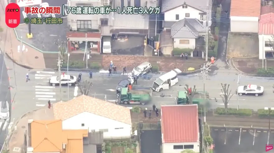 影/76歲老婦駕車暴衝追撞4車釀1死3傷　害母女天人永隔