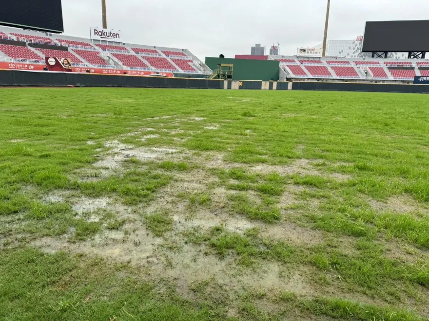 聯盟現地勘查！草皮生長狀況仍不佳　桃園球場4/16、17賽事延期
