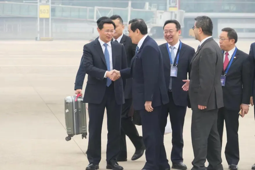 馬英九結束大陸行返台！陸官員送機：歡迎再來