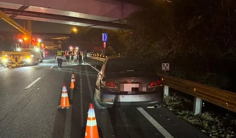 快訊/無辜枉死！國道擦撞「下車察看」...男遭兩車連撞　傷重不治身亡