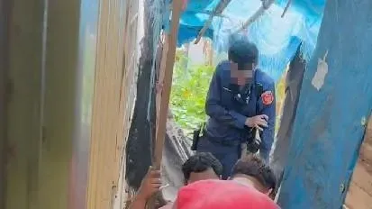 影/彰化驚傳槍聲！員警手臂中彈貫穿、移工左胸口中槍　已緊急送醫